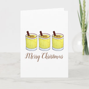 Coquito Puerto Rican Eggnog Drink God jul Kort