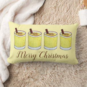 Coquito Puerto Rican Eggnog Drink God jul Lumbarkudde