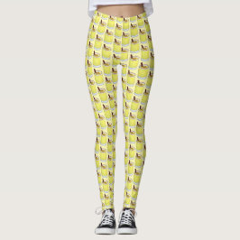 Coquito Puerto Rican Eggnog Rum-juldryck Leggings