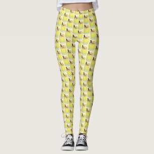 Coquito Puerto Rican Eggnog Rum-juldryck Leggings