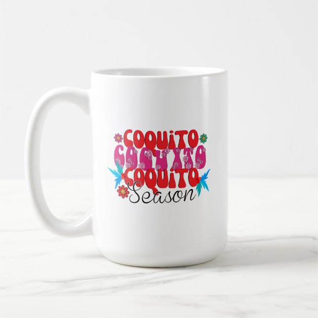 Coquito Season, nationell coquito Day Kaffemugg (Vänster)