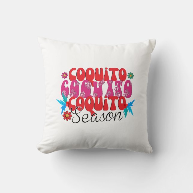 Coquito Season, nationell coquito Day Kudde (Framsida)