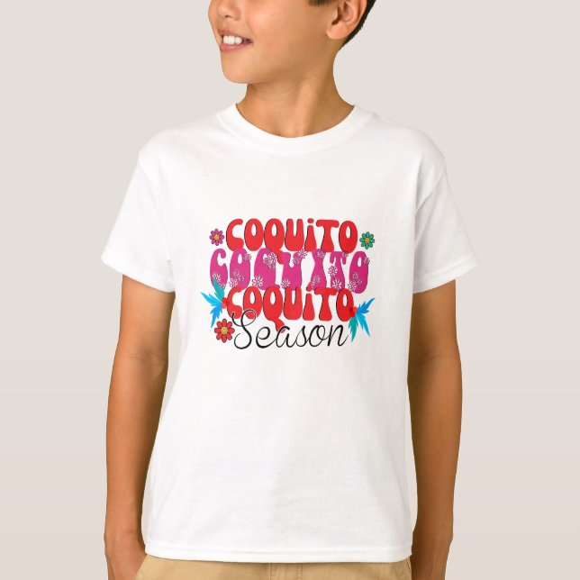 Coquito Season, nationell coquito Day T Shirt (Framsida)