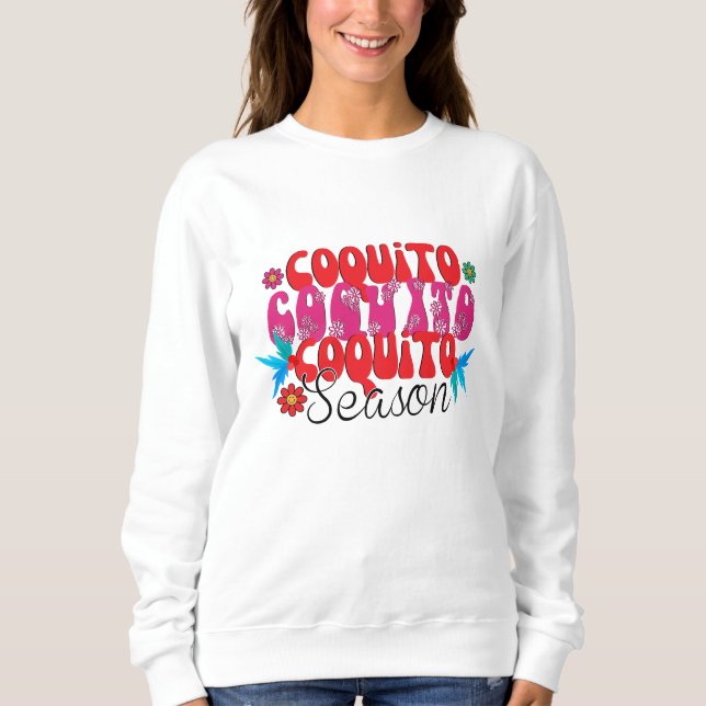 Coquito Season, nationell coquito Day T Shirt (Framsida)