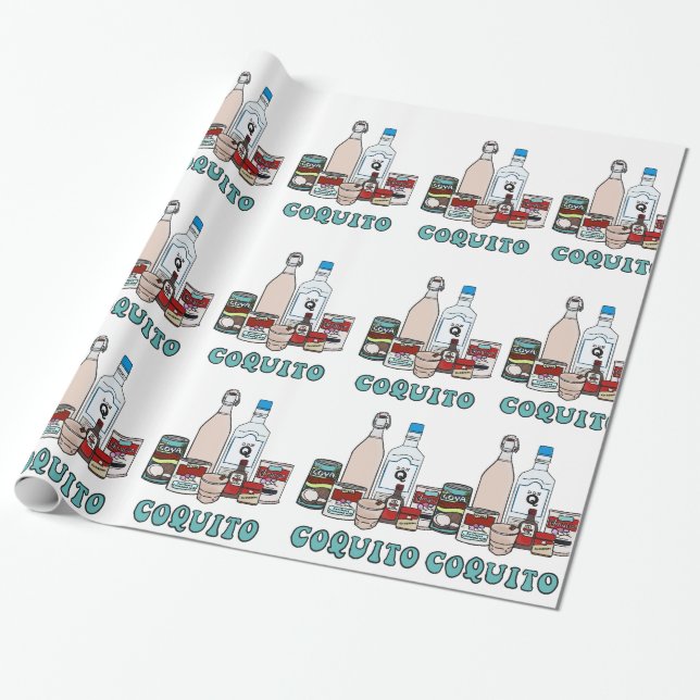 COQUITO WRAPPING PAPER PRESENTPAPPER (Utrullad)