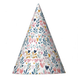 Corações em aquarela