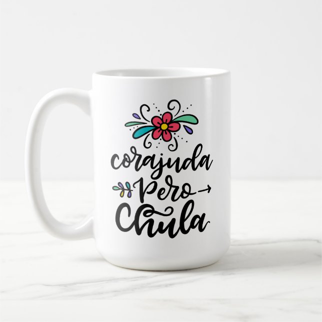 Corajuda Pero Chula, handskrivet Kaffemugg (Vänster)
