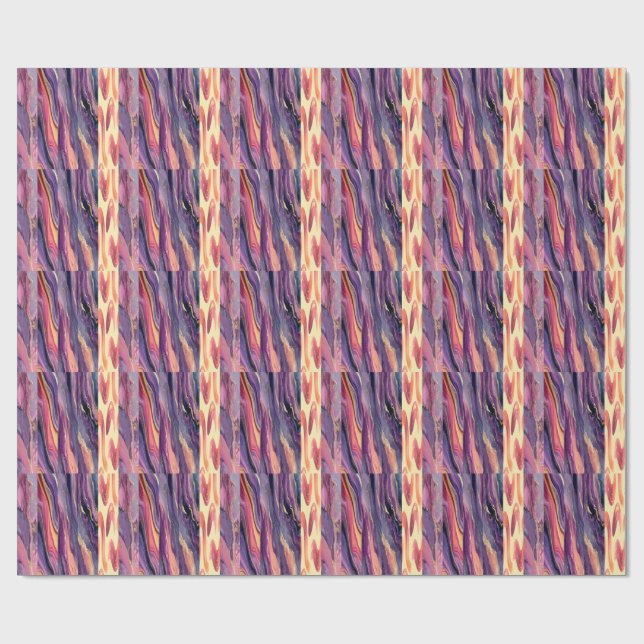 coral and violet pattern presentpapper (Platt)