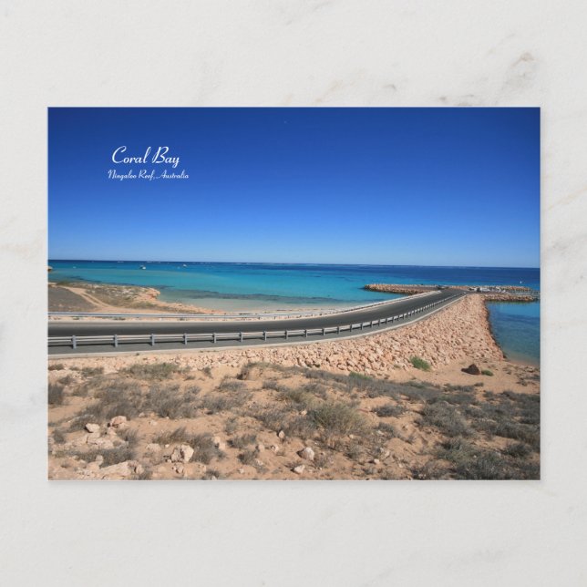 Coral Bay, Ningaloo Reef - vykort (Framsida)
