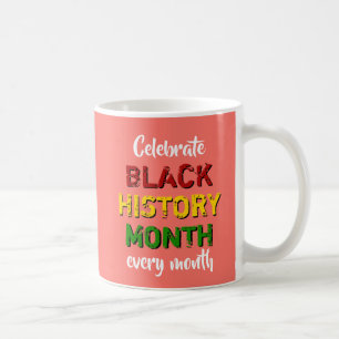 Coral   Bibelverse   SVART HISTORISK MÅNAD Kaffemugg