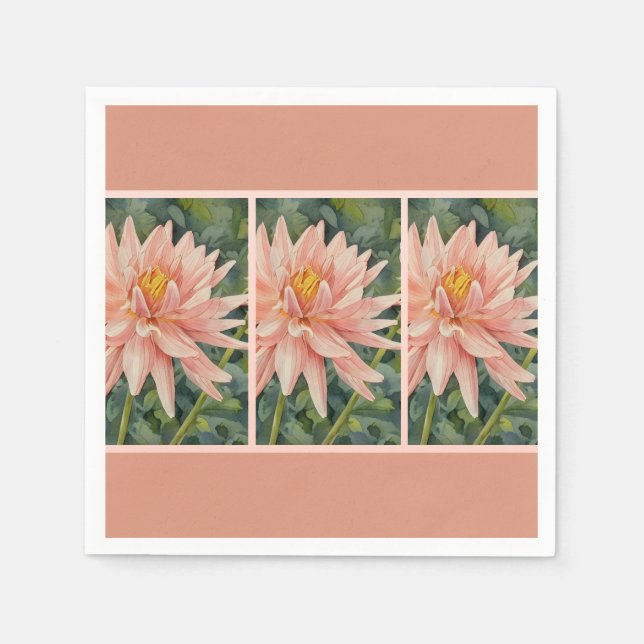 Coral Bloom - Pappersservett (Framsidan)