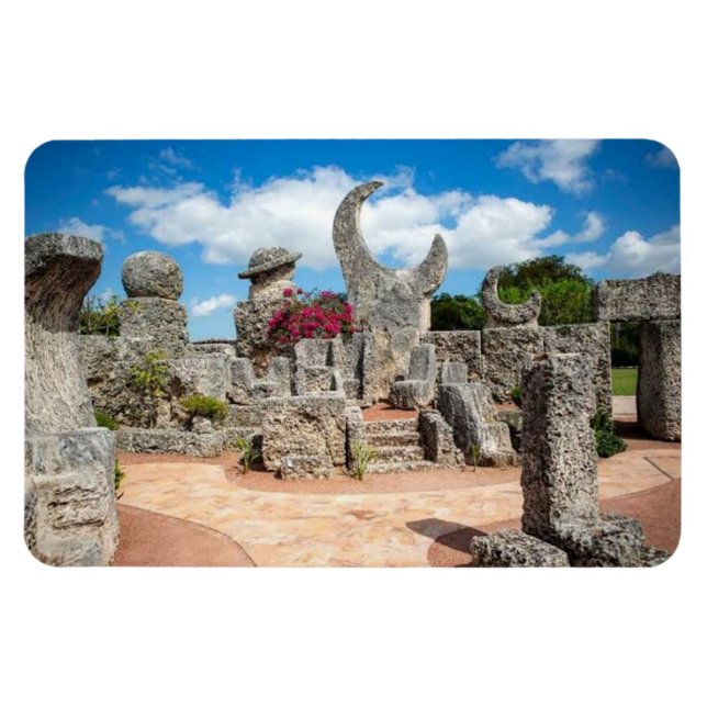 Coral Castle Flexible Magnet (Horisontell)