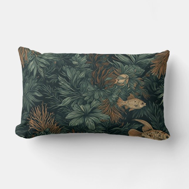 Coral Cosmos Drift - Dekorativ kudde (Framsida)