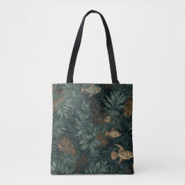 Coral Cosmos Drift - Tote Bag Tygkasse