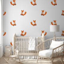 Coral Cute Fox Modern enkel