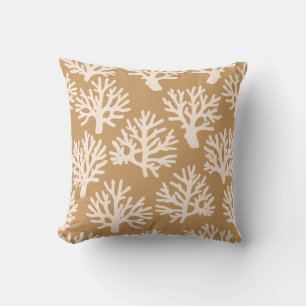 Coral Drift Brown Cream Kudde
