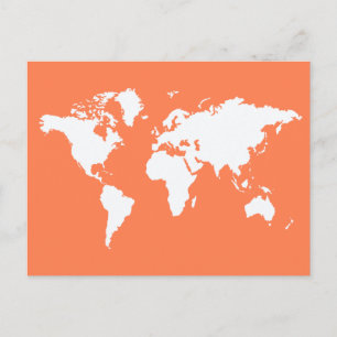 Coral Elegant World Vykort