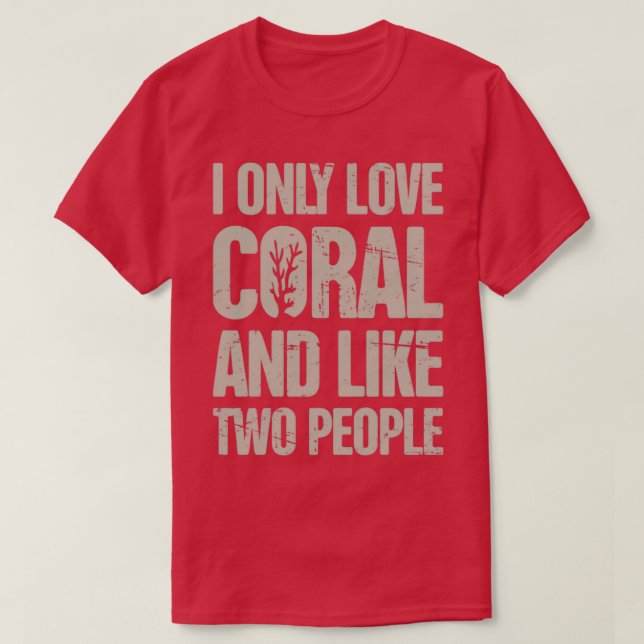 Coral Frags Coral Saltwater Aquarium Funny T Shirt (Design framsida)