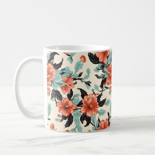 Coral Garden Kaffemugg (Vänster)