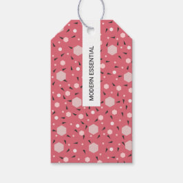 Coral Geo Edition Presentetikett