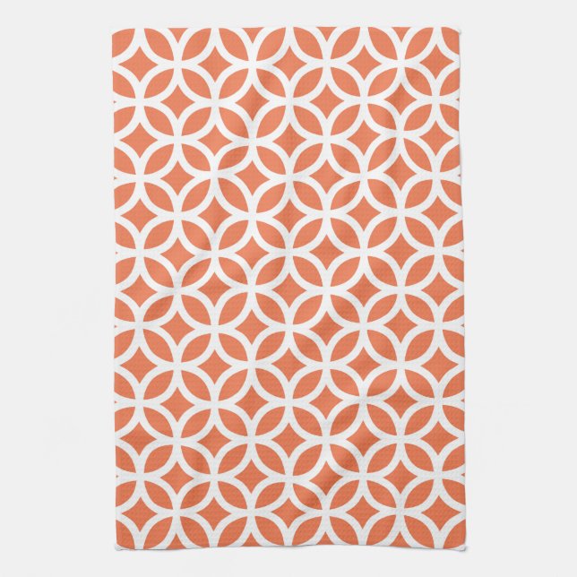 Coral Geometric Kitchen Towels Kökshandduk (Vertikal)