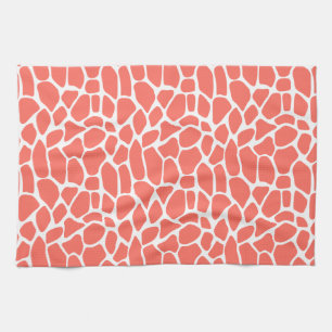 Coral Giraffe Mönster Kökshandduk