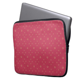 Coral | Golden Zinnia Sun Laptop Fodral