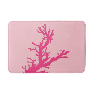 Coral gren - korallets rosa badrumsmatta