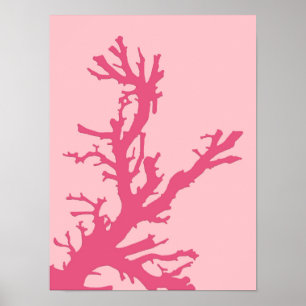 Coral Gren, Rosa i koraller Poster