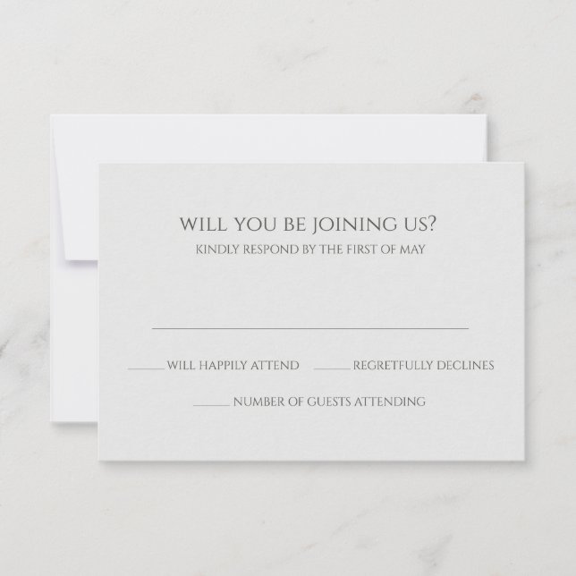 Coral Heart Bröllop OSA Kort (Framsida)