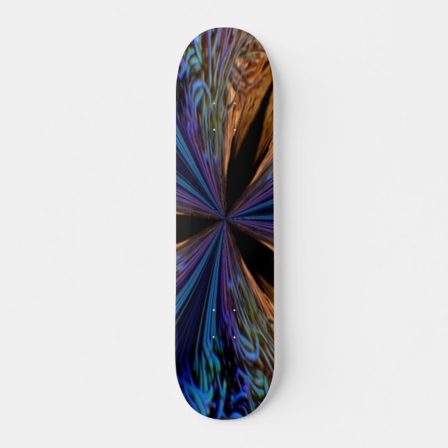 Coral Kaleidoscope Skateboard Bräda 20 Cm (Framsida)