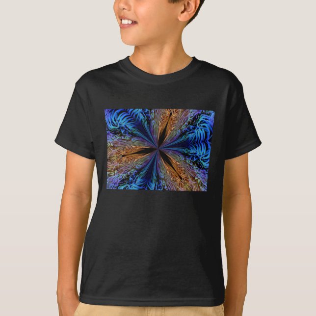 Coral Kaleidoscope Tee Shirt (Framsida)