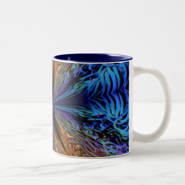 Coral Kaleidoscope Två-Tonad Mugg (Höger)