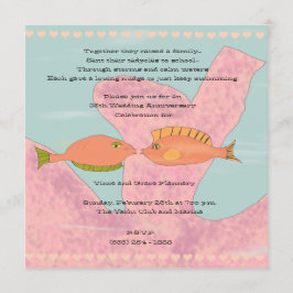 Coral & Kissing Fish 35-årsjubileums inbjudan