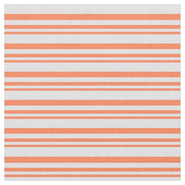 Coral & Lavender Lining Mönster Tyg (Närbild)