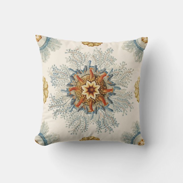Coral Mandala Mönster Kudde (Framsida)