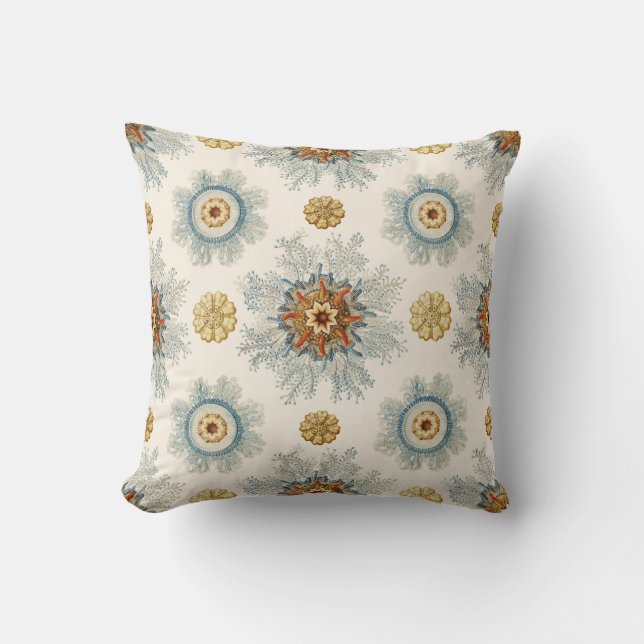 Coral Mandala Mönster Kudde (Framsida)