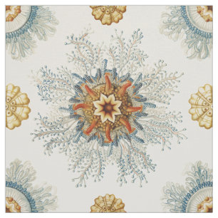 Coral Mandala Mönster Tyg