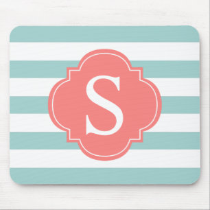 Coral Mint Rand Monogram Musmatta