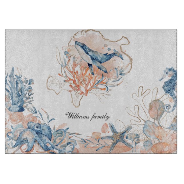 coral monogram för havs (Framsidan)