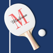 Coral Monogram och Namn Personlig