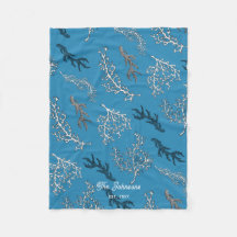 Coral Mönster Blue Coastal Beach House
