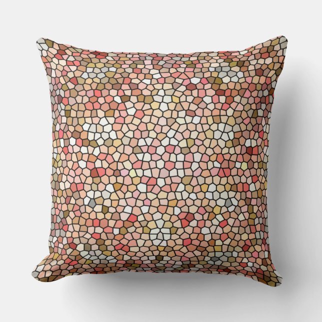 Coral Mosaics dekorativ kudde (Framsida)