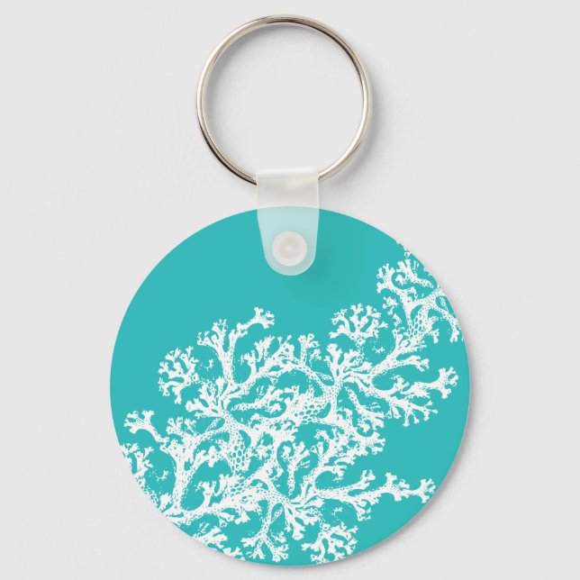 Coral Motif Nyckelring (Framsida)