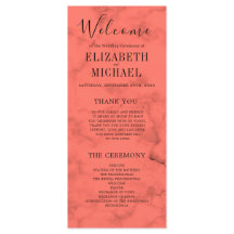 Coral Navy Blue Elegant Modern Bröllop