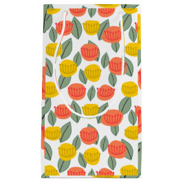 Coral och Guld Flowers