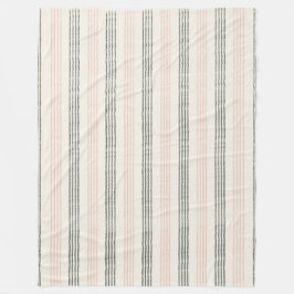 Coral Peach Modern minimalist Rand Boho Fleecefilt