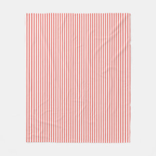 Coral Pin Rand Fleece Blanket