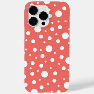 Coral Polka Dot