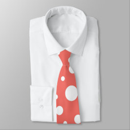 Coral Polka Dot Slips